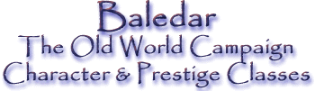 Character & Prestige Classes